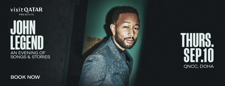 John Legend is to perform in Doha on the 10th of September