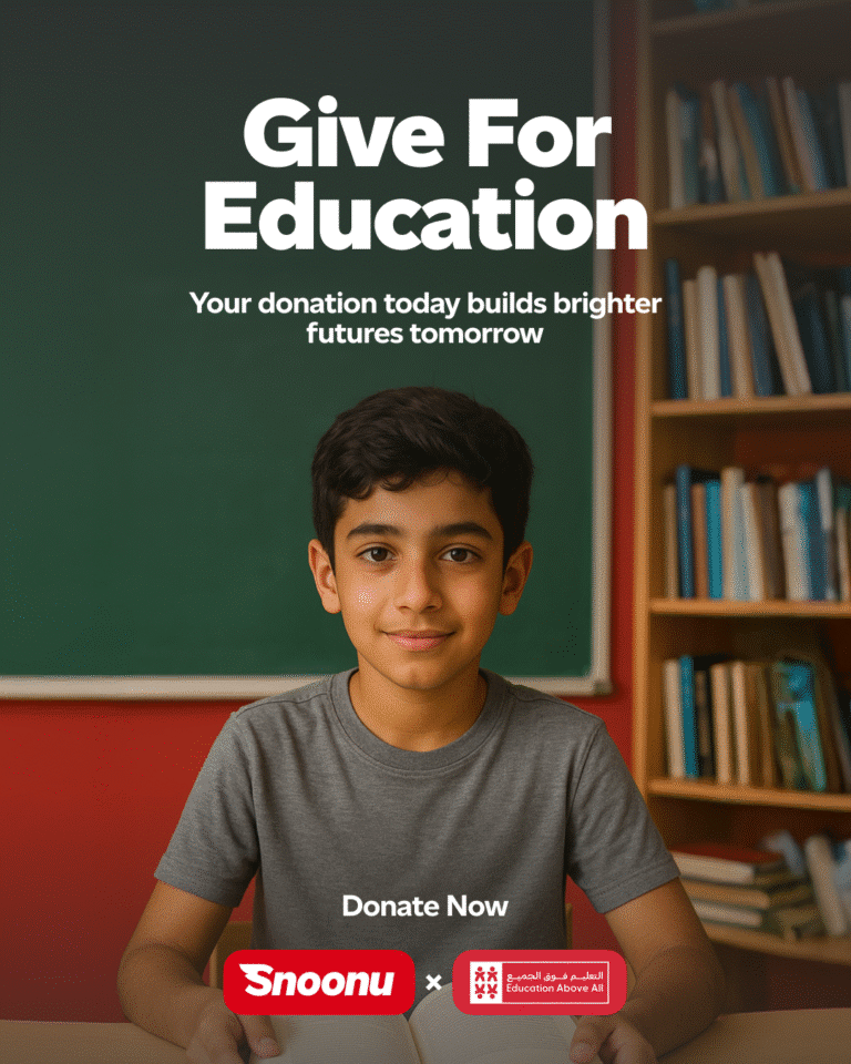 Together for Education: Snoonu and Education Above All Join Forces on “Give For Education” within EAA’s National Back to School 2025 Campaign