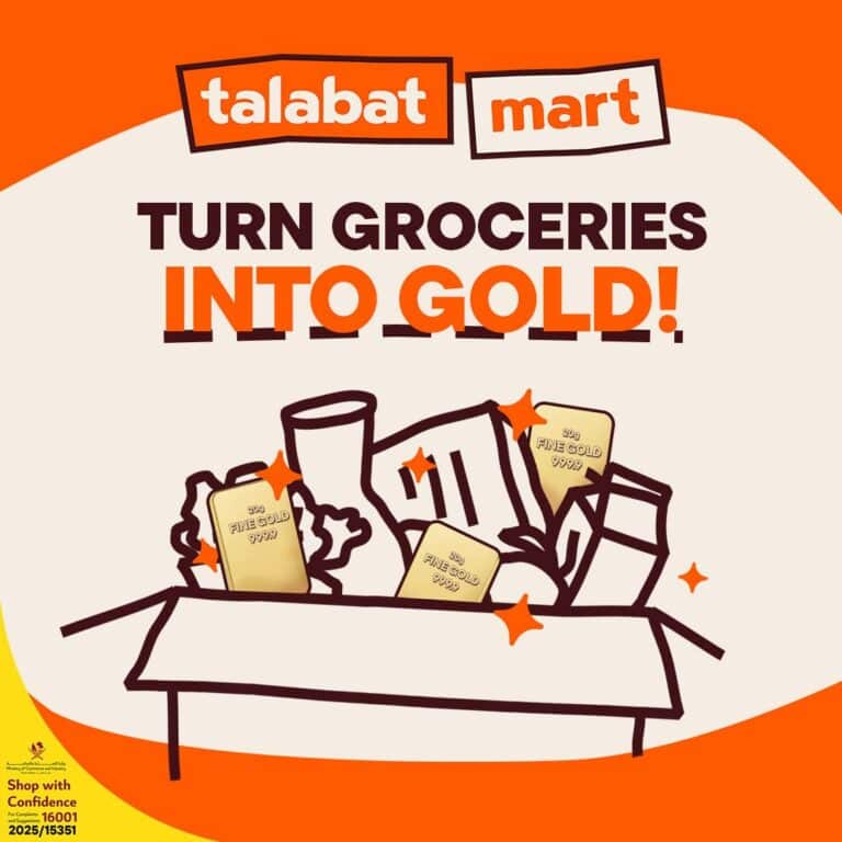 talabat mart Gives Customers a Chance to Win 24 Carat Gold