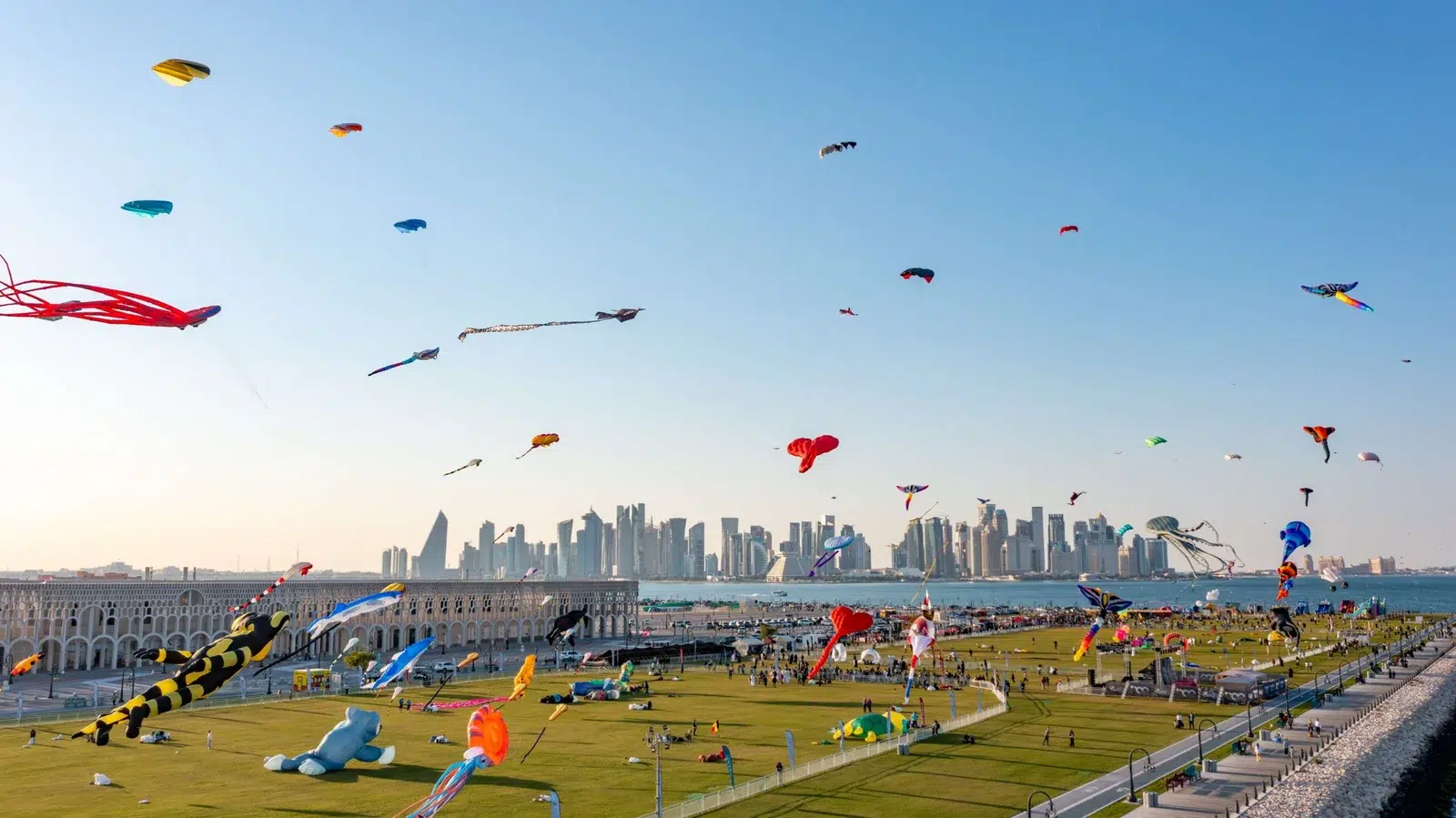 Qatar Kite Festival 2026 in Doha Qatar Kite Festival 2026 at Old Doha Port in Doha