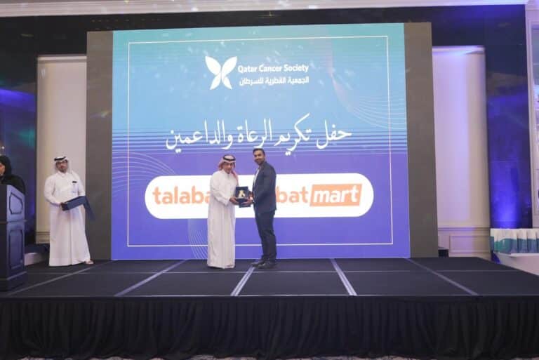 talabat Recognized by Qatar Cancer Society for Another Year of Community-Driven Impact
