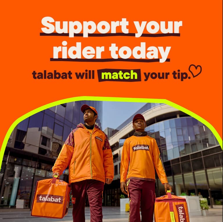 talabat to Match Customer Tips for Riders on Eid al-Fitr