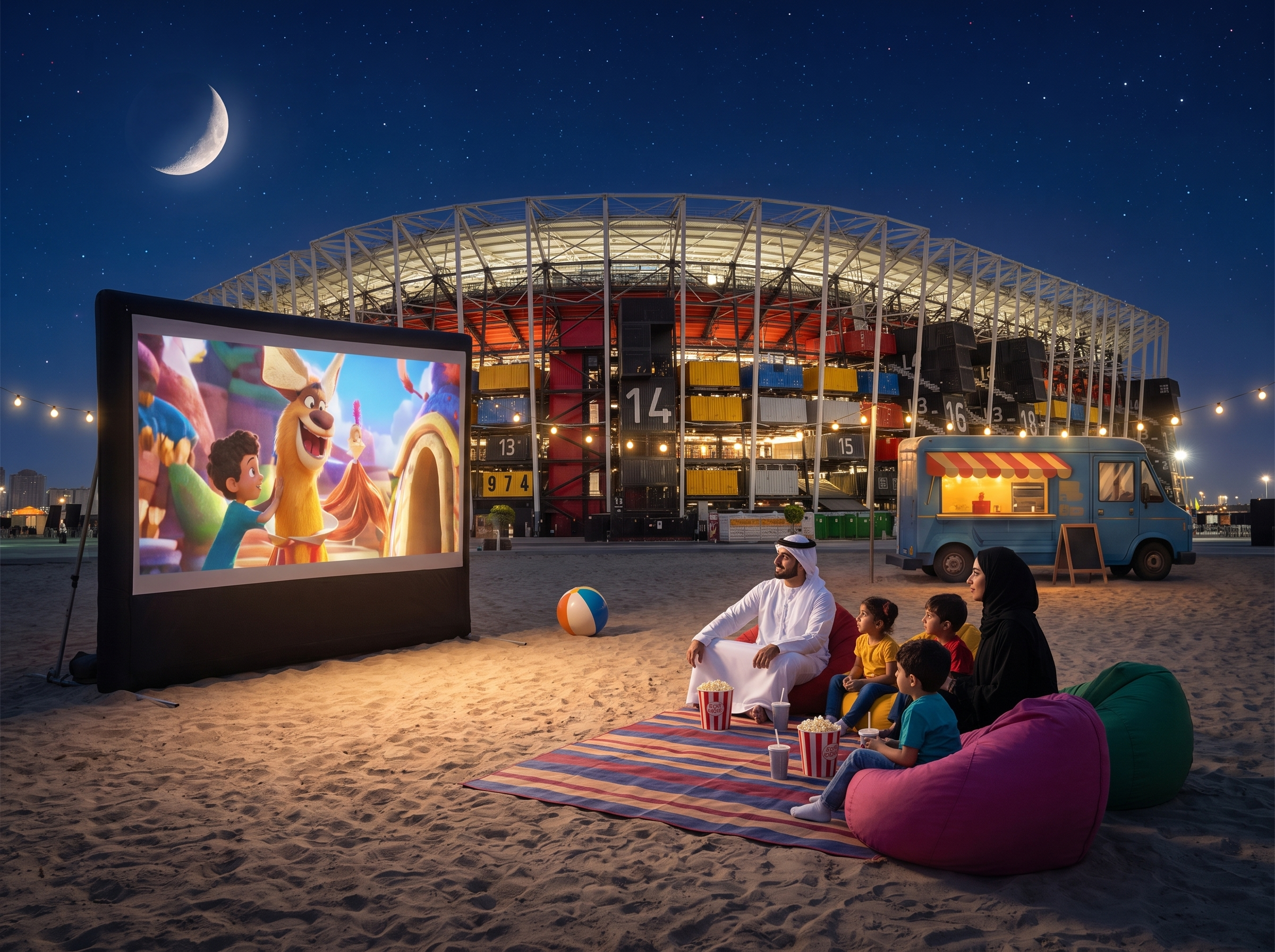 Best Free Family Event in Doha: Magical Night at 974 Beach Best Free Family Event in Doha: Magical Night at 974 Beach